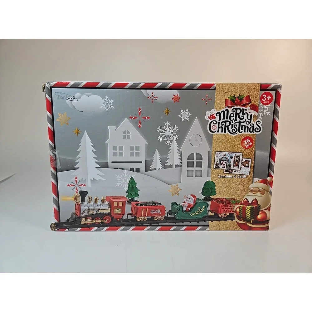 Classical Simulation Steam Train w/  Smoke 26 Piece Christmas *NEW*